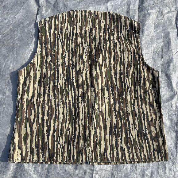 Vintage Neet Camouflage Outdoors Realtree Camo Zip Vest RARE Made In USA Size L - Picture 9 of 12